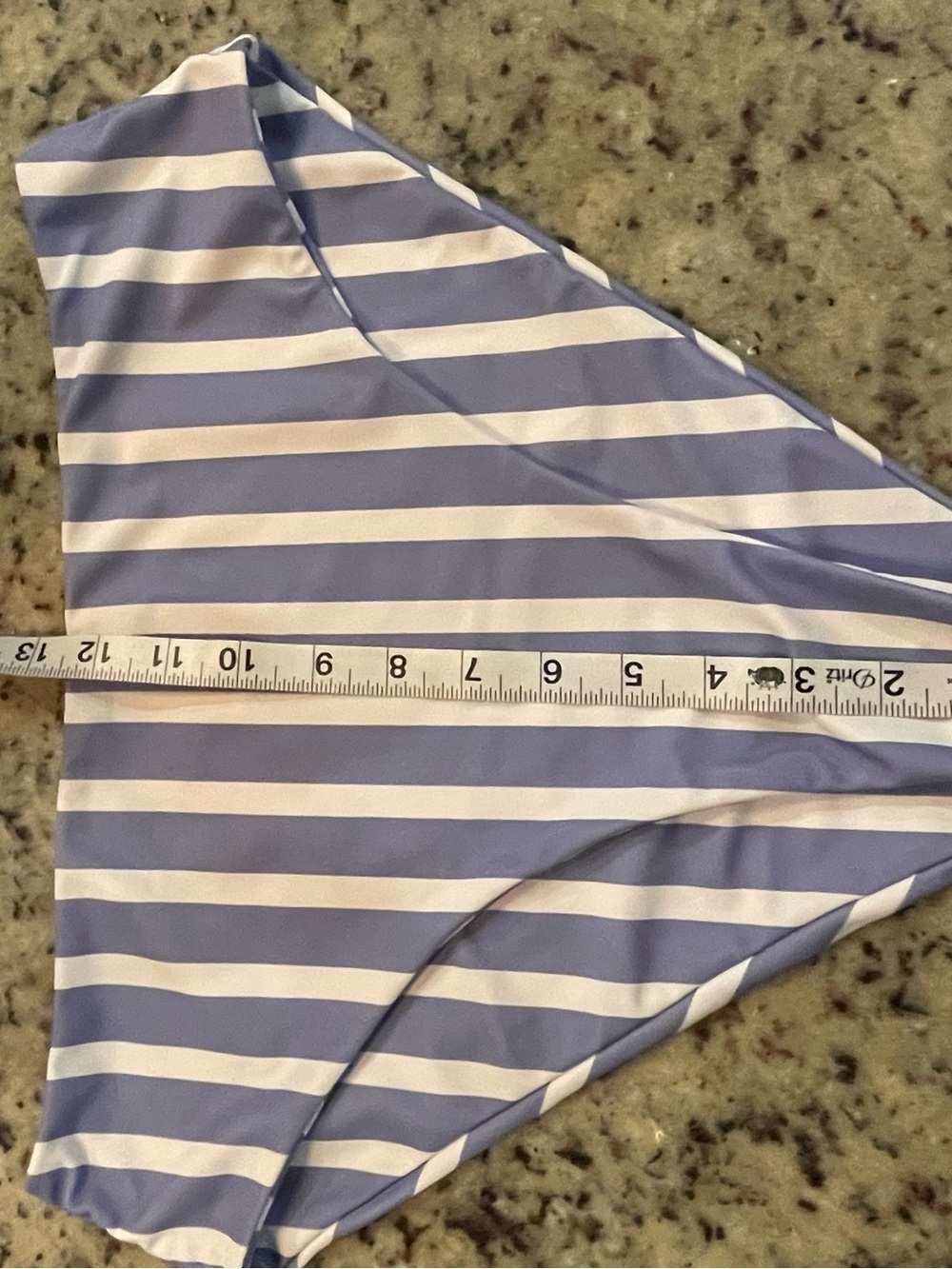 Women’s Striped high waist Bikini Set in Blue and White size 8 - Picture 4 of 4